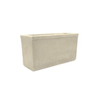 TF4165 RP Series Rectangular Concrete Planter — Acid Wash — A20 White — digitally rendered color preview