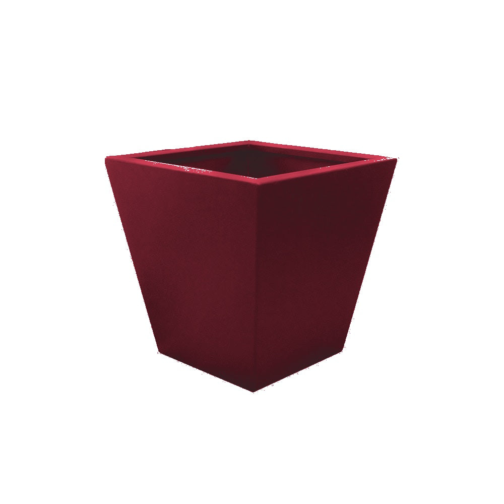 WS502 Executive Series Tapered Aluminum Planter — Metal Powder Coat — S43 Fireweed — digitally rendered color preview