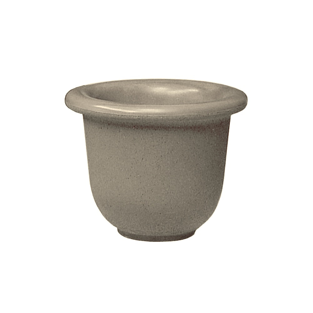 TF4055 Senora III Concrete Planter — Weatherstone — W20 White — digitally rendered color preview