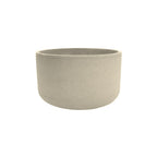 TF4120 Form Round Concrete Planter — Acid Wash — A20 White — digitally rendered color preview