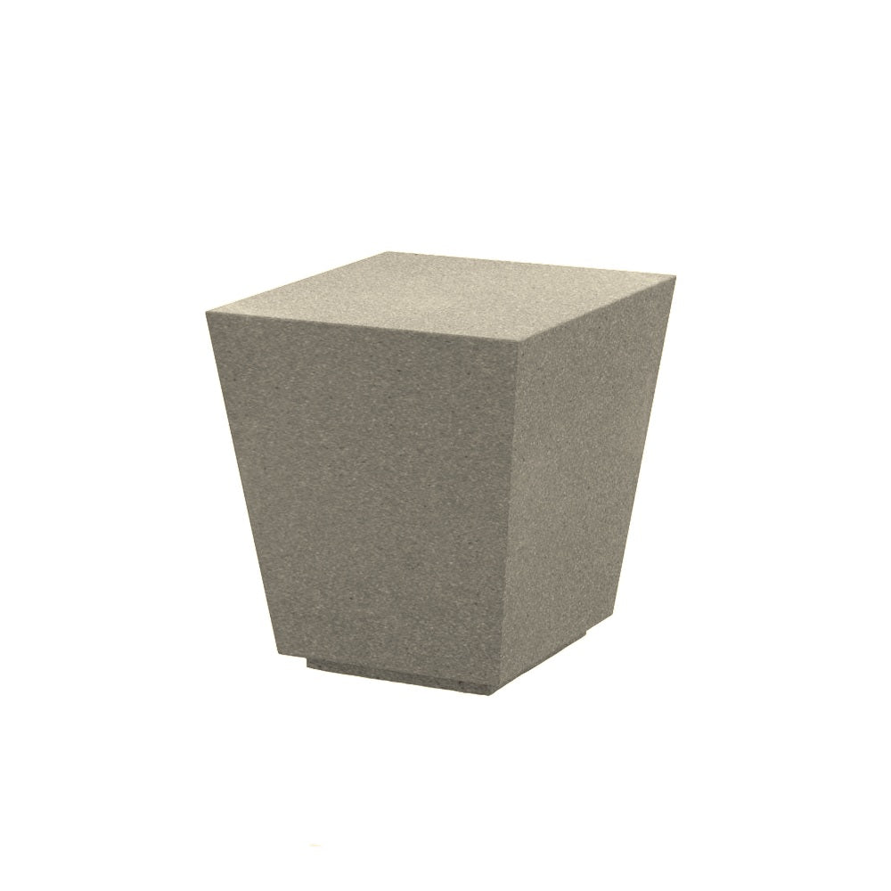 ZB.PB.02 Concrete Bollard — Acid Wash — A20 White — digitally rendered color preview