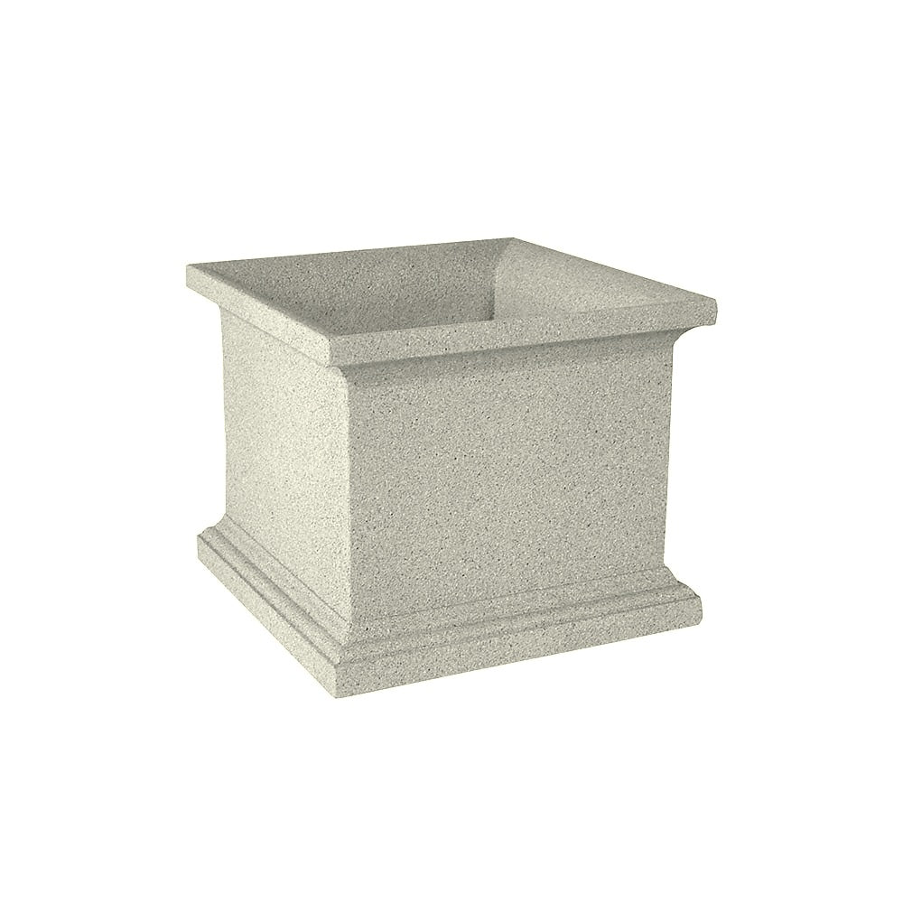 WS440 Square Concrete Planter — Weatherstone — W30 Star — digitally rendered color preview