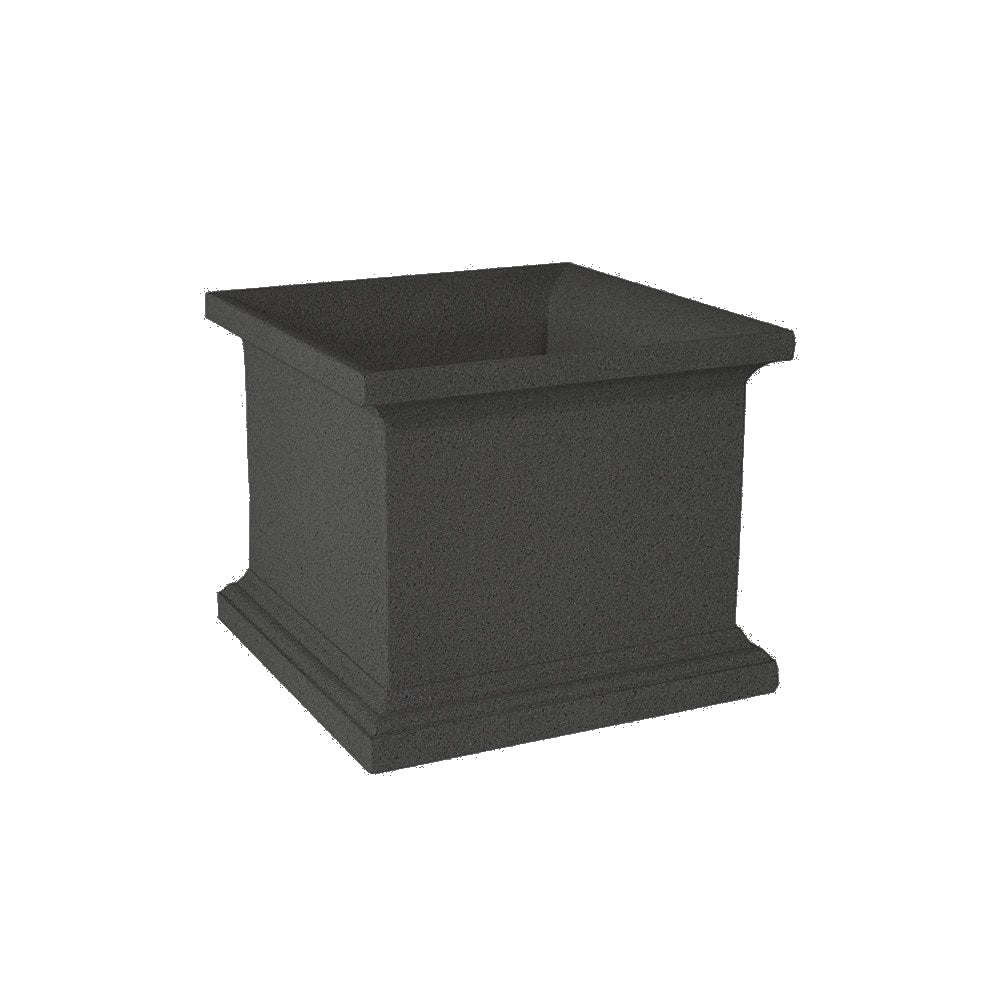 WS440 Square Concrete Planter — Acid Wash — A38 Night — digitally rendered color preview