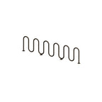 MF9030 Surface Mount 11 Loop Bike Rack — Metal Powder Coat — S44 Putty — digitally rendered color preview