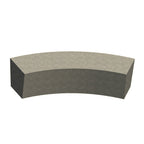 ZB.CI.5000 Medium Concrete Circular Bench — Acid Wash — A20 White — digitally rendered color preview