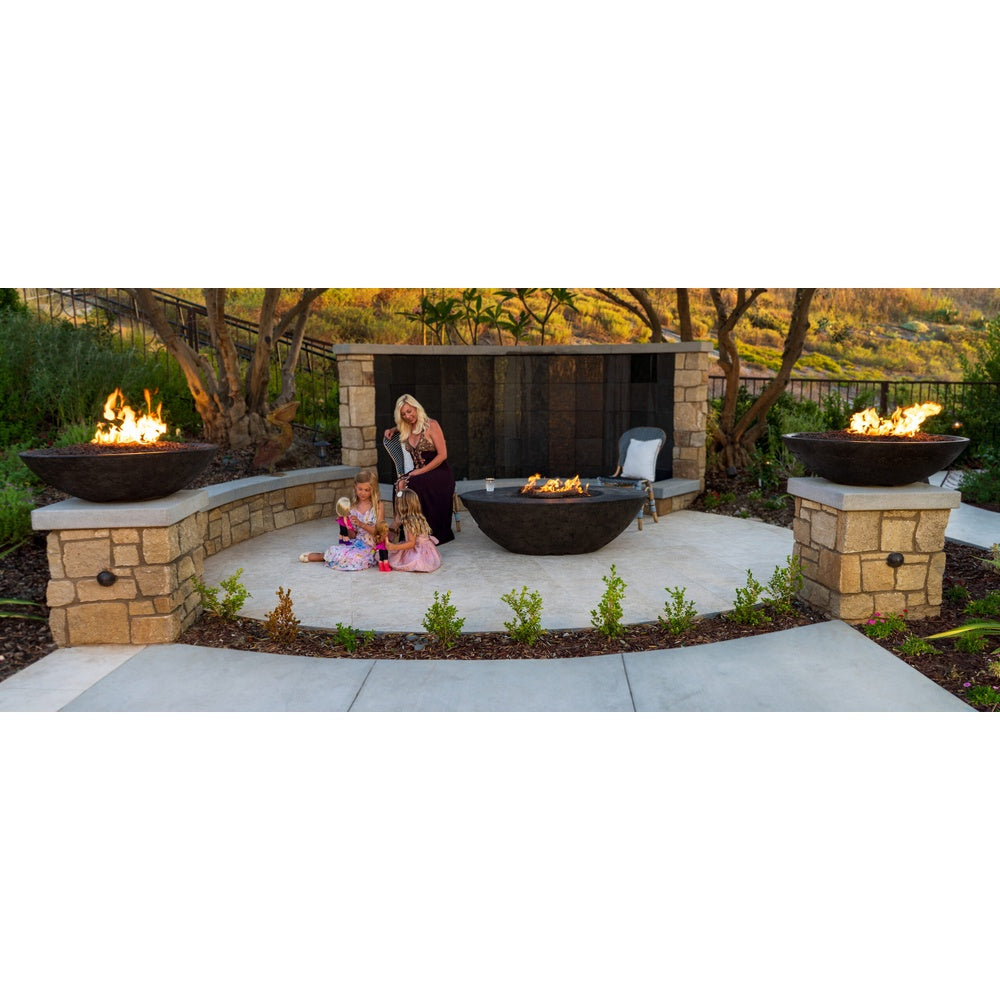 American Fyre Designs Calais Oval Firetable official manufacturer image