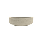 TF4105 Form Round Concrete Planter — Acid Wash — A20 White — digitally rendered color preview