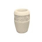 TF4219 Westlake Concrete Planter — Weatherstone — W20 White — digitally rendered color preview