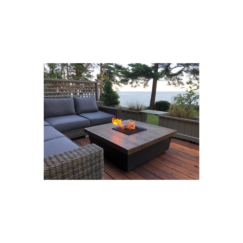 American Fyre Designs Contempo Square Firetable official manufacturer image