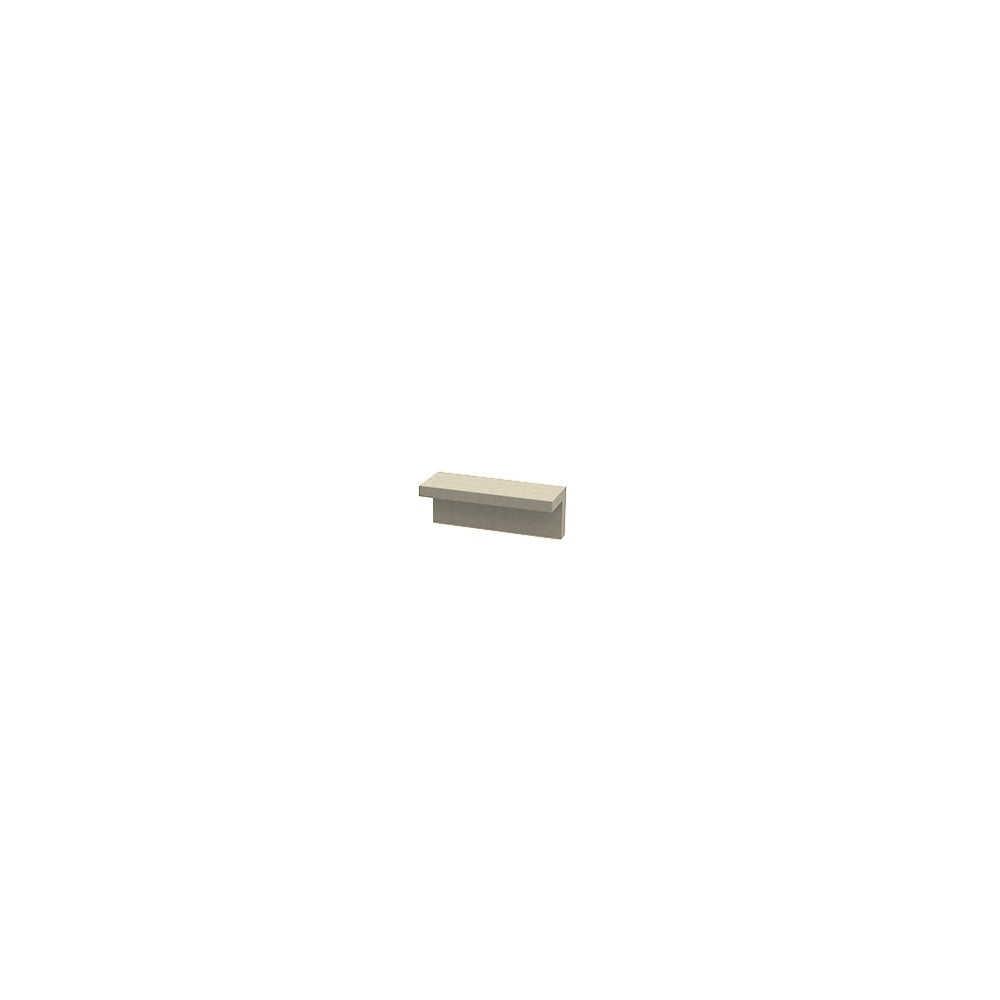 ZB.LE.06 LED Short L-Shaped Bench — Acid Wash — A20 White — digitally rendered color preview