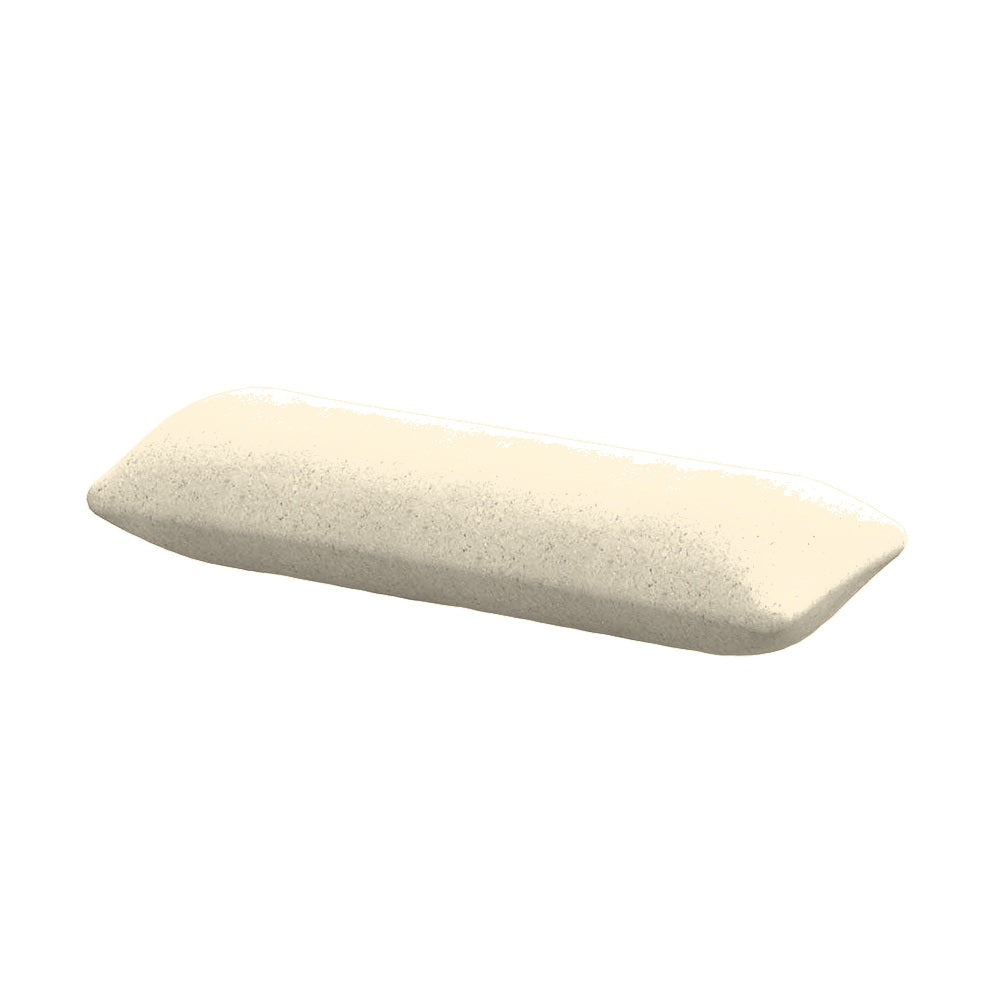 ZB.BP.01 Pillow Bench without Backrest — Acid Wash — A20 White — digitally rendered color preview