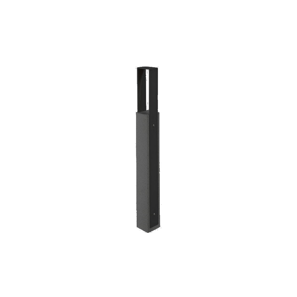 DF6535 Collaboration Vault Bike Bollard - Tall/Square — Acid Wash — A38 Night — digitally rendered color preview