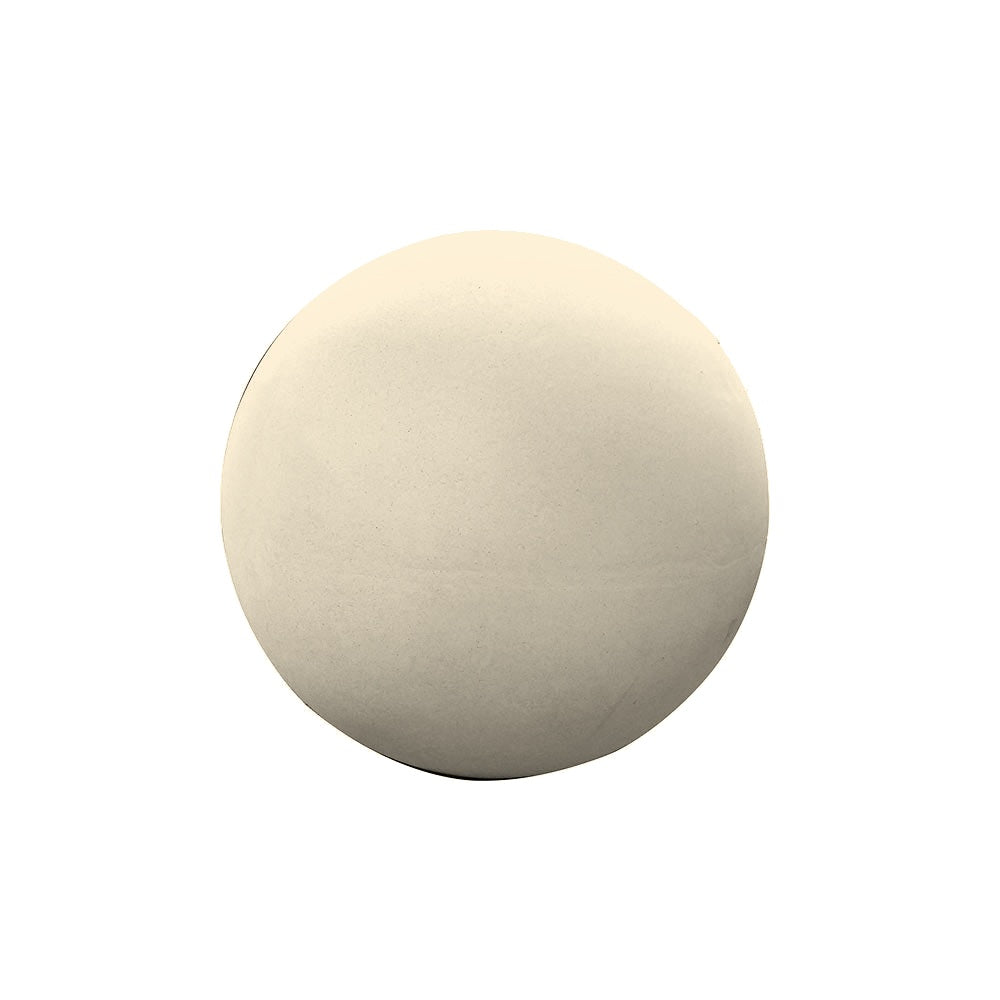 TF6091 Concrete Sphere Bollard — Weatherstone — W20 White — digitally rendered color preview