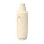 TF6310 Crayon Concrete Bollard — Weatherstone — W20 White — digitally rendered color preview