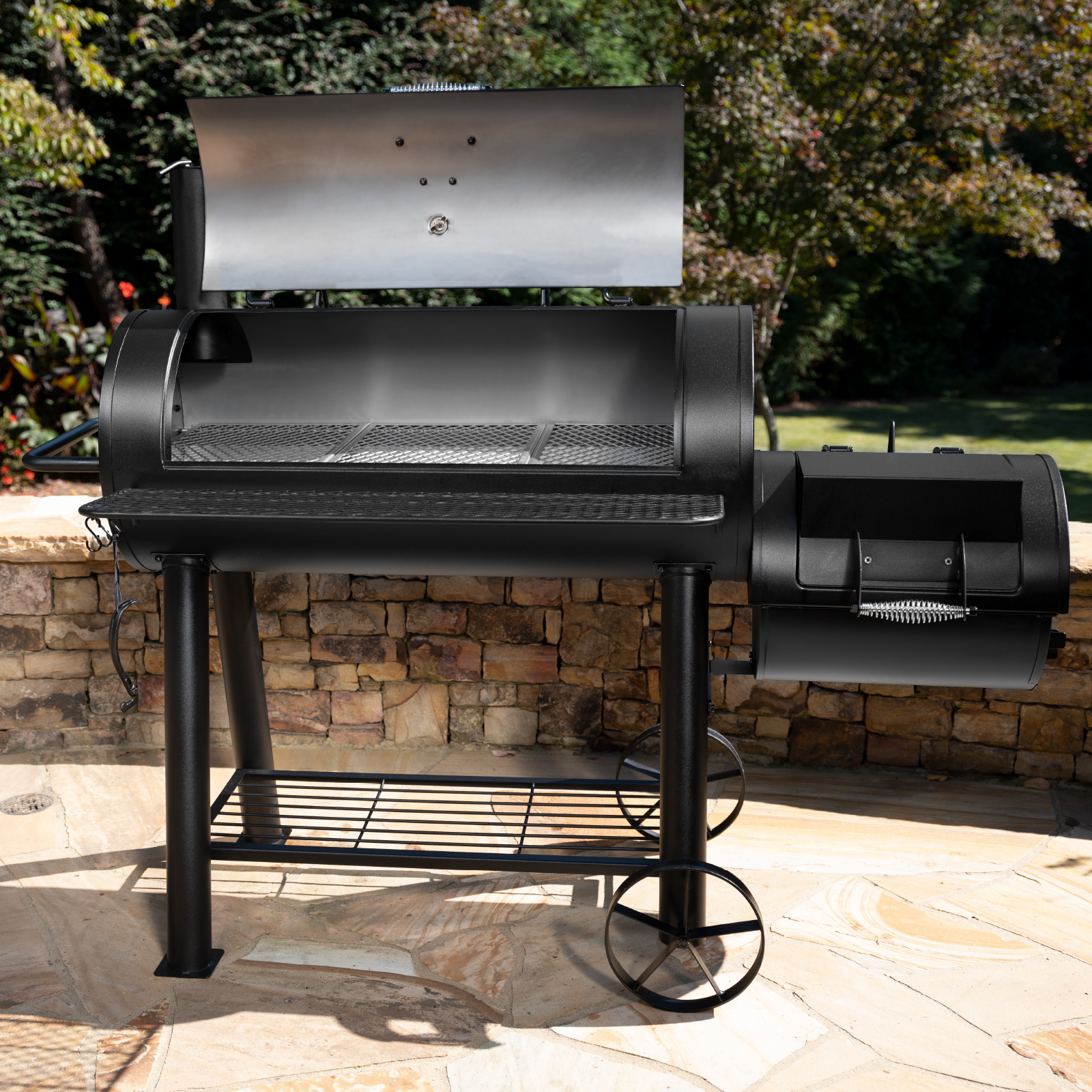Char-Griller Competition Pro Offset Smoker Charcoal Grill 8125