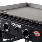 Char-Griller Flat Iron 2-Burner Gas Griddle with Lid 8128