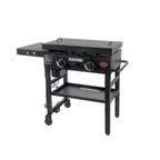 Char-Griller Flat Iron 2-Burner Gas Griddle with Lid 8128