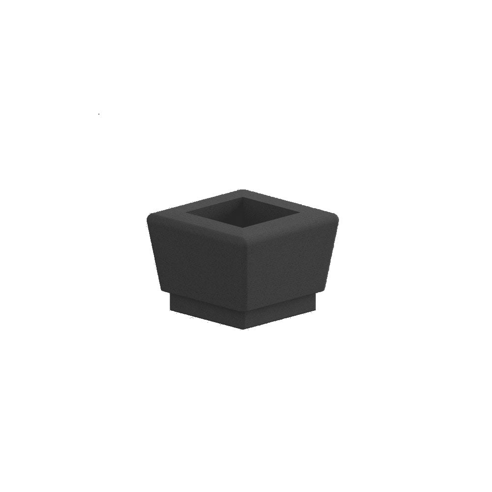 WS9126 Our Town Single Square Planter — Acid Wash — A38 Night — digitally rendered color preview