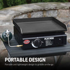 Char-Griller Flat Iron Portable 17-Inch Gas Griddle 8217