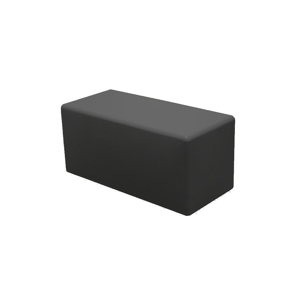 2402 Plastic Bench — Plastic — 144 Black Granite — digitally rendered color preview
