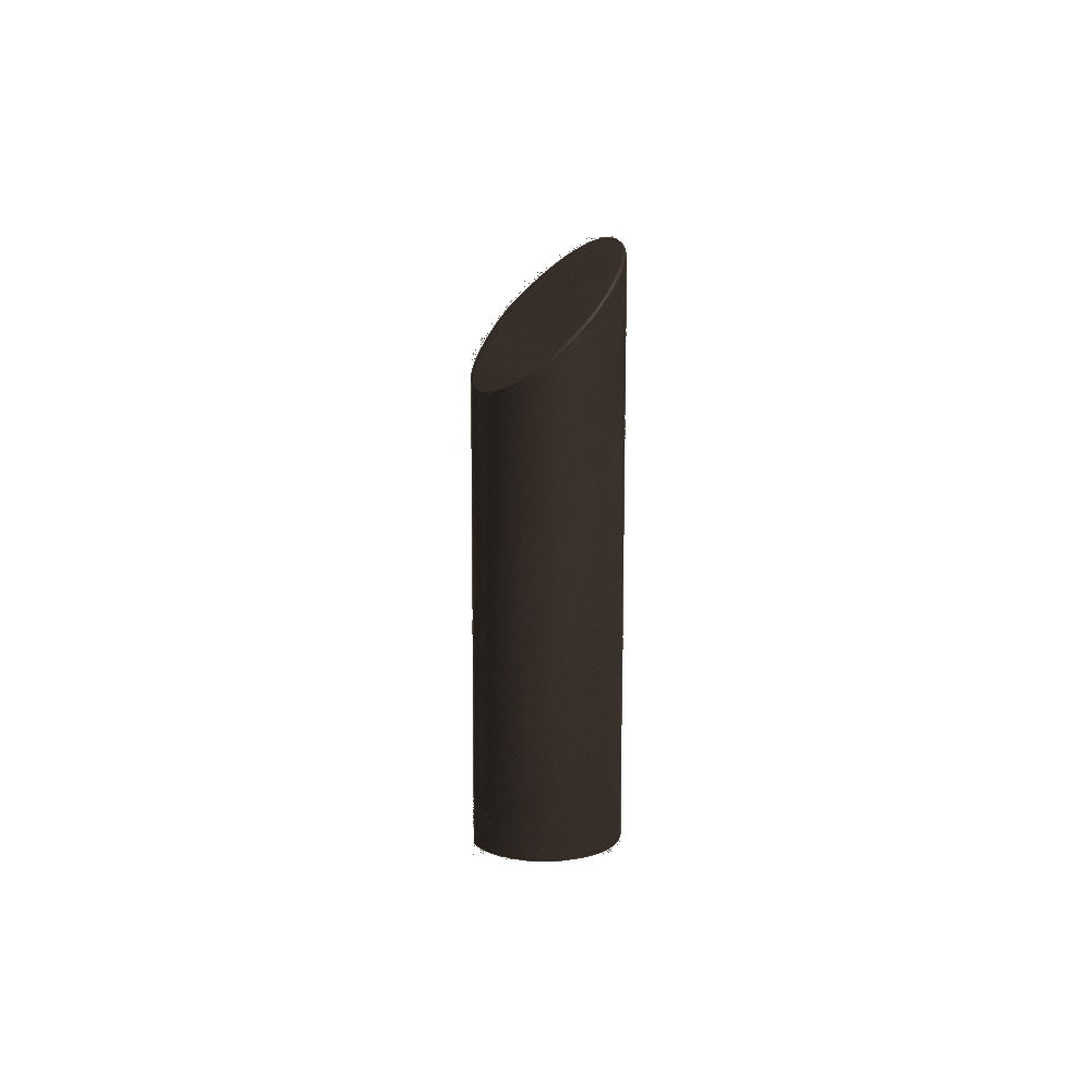 700401 Plastic Bollard Cover — Plastic — 145 Dark Brown — digitally rendered color preview