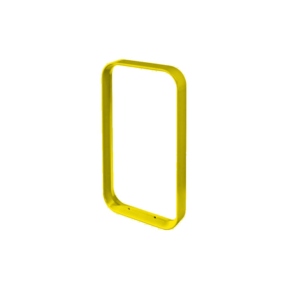 DF6575 Collaboration Loop Bike Rack — Metal Powder Coat — S1 Yellow — digitally rendered color preview