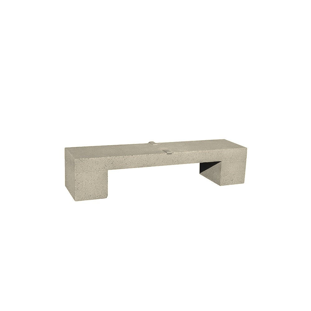 TF5037 Concrete Tech Bench — Acid Wash — A20 White — digitally rendered color preview