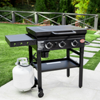 Char-Griller Flat Iron 3-Burner Gas Griddle Black