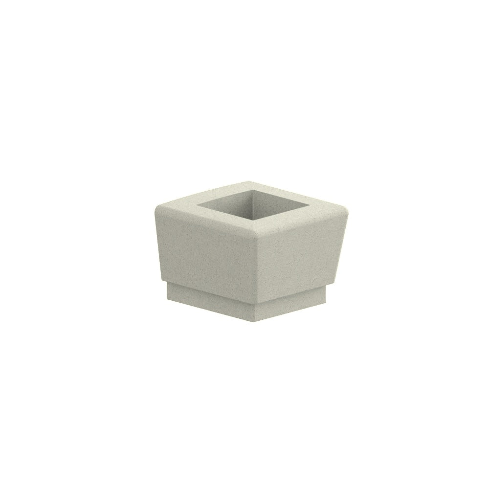 WS9113 Our Town Square Planter End — Weatherstone — W30 Star — digitally rendered color preview