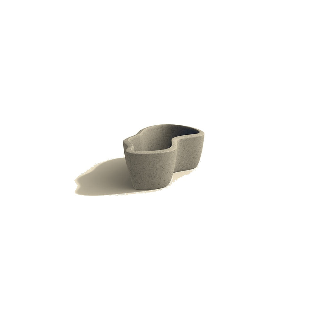 ZB.FI.06 Large Fiord Planter — Weatherstone — W23 Gray — digitally rendered color preview