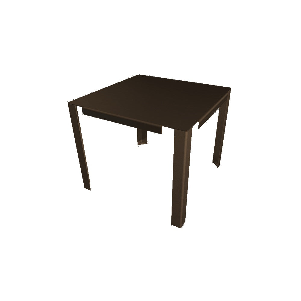 WS213 Steel Dining Table — Metal Powder Coat — 10 Bronze — digitally rendered color preview