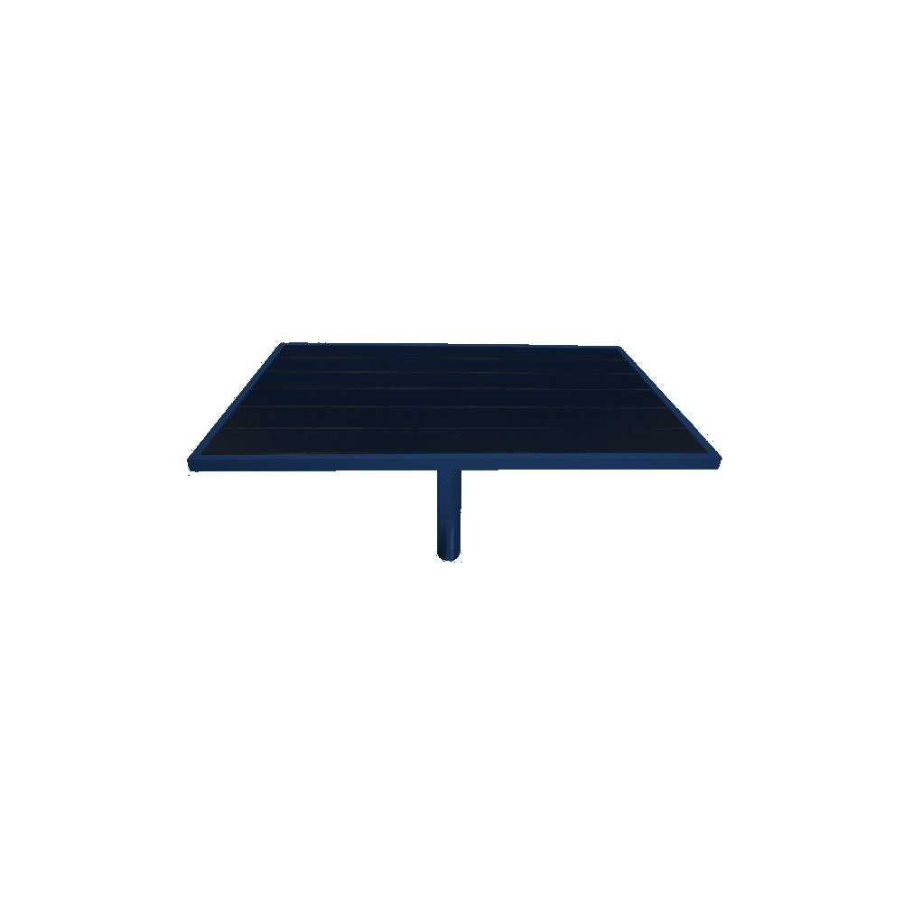 Urban Dining Table Series — Metal Powder Coat — S48 Cobalt Blue — digitally rendered color preview
