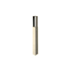 DF6535 Collaboration Vault Bike Bollard - Tall/Square — Weatherstone — W20 White — digitally rendered color preview