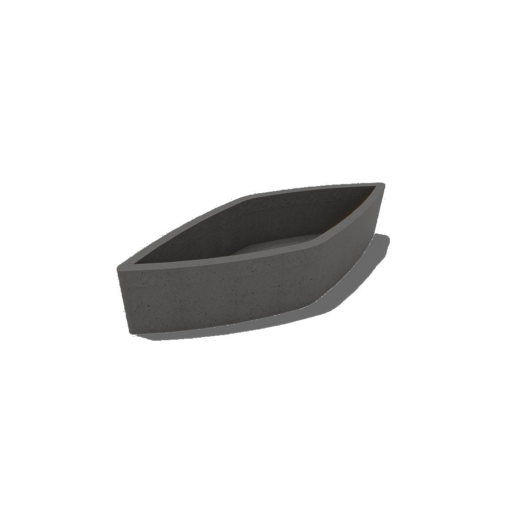 ZB.DP.02 Large Drip Planter — Acid Wash — A38 Night — digitally rendered color preview