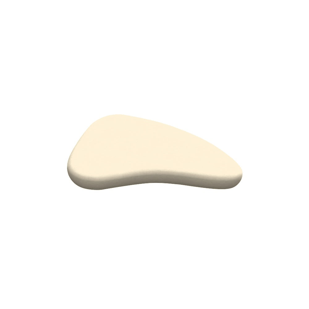 ZB.GL.05 Concrete V Bench — Weatherstone — W20 White — digitally rendered color preview