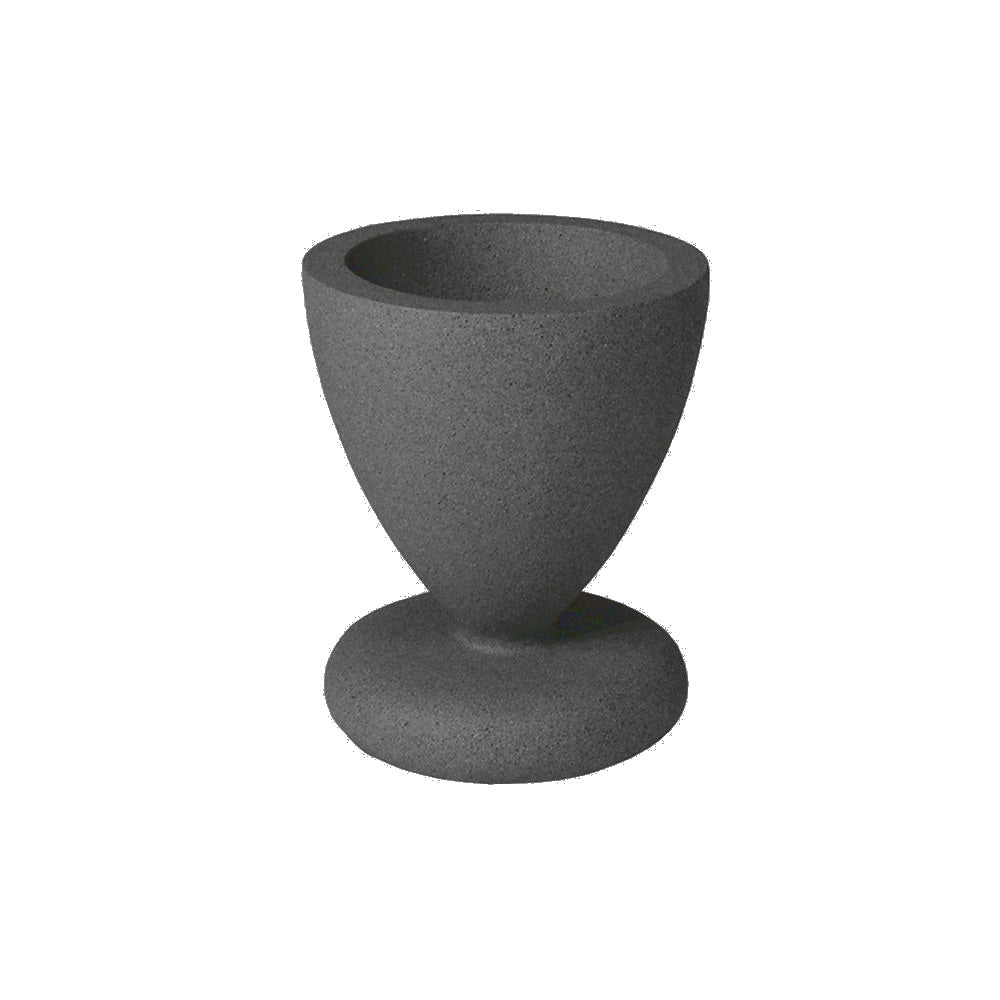 WS445 Round Concrete Planter — Weatherstone — W26 Charcoal — digitally rendered color preview