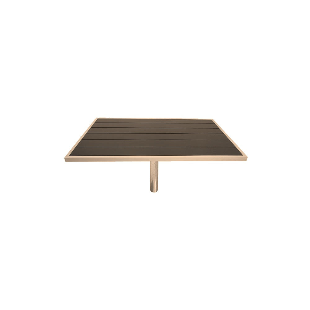 Urban Dining Table Series — Metal Powder Coat — S44 Putty — digitally rendered color preview