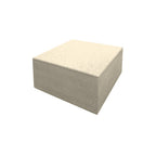 TF5119 Square Concrete Bench — Weatherstone — W20 White — digitally rendered color preview