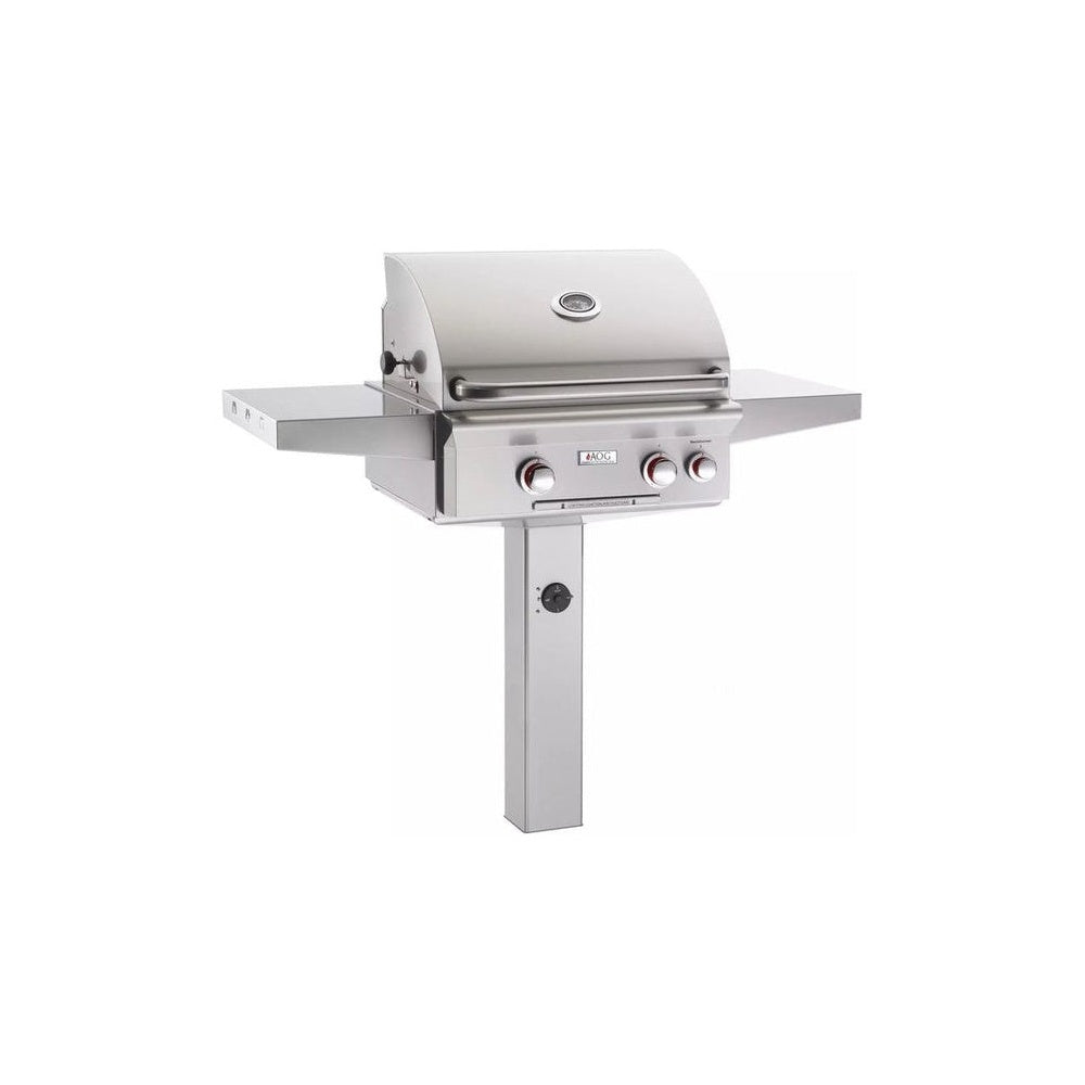AOG 24-inch T-Series Grill with In-Ground Post Complete - 24NGT | normalized white 1000x1000 | key:953469fa3659f65bef47 | trimmed outer whitespace | white 1000x1000 | key:8f417c091481c7bcf7f7