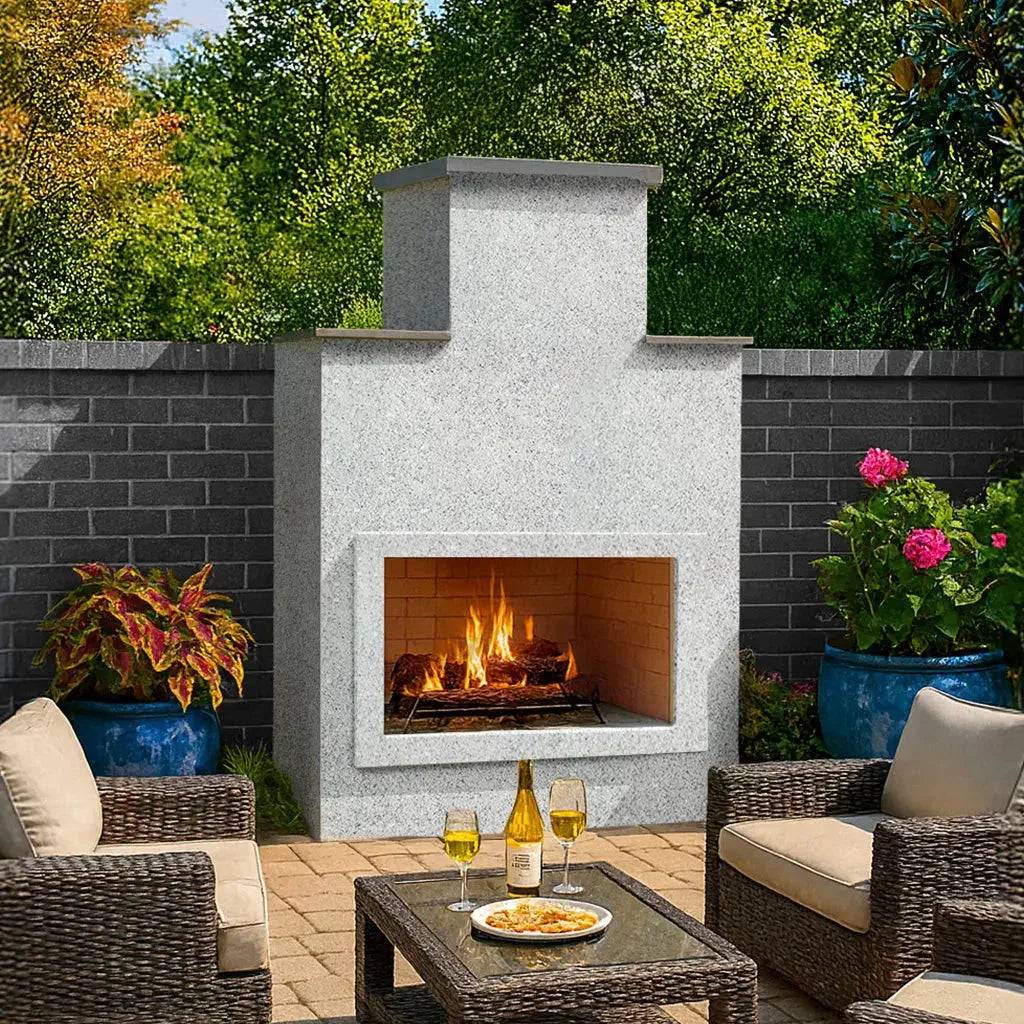 Cal Flame Indio Contemporary Outdoor Gas Fireplace FRP-903-1
