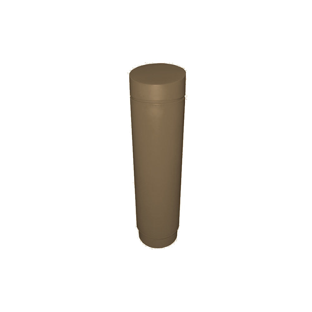 351054 Plastic Bollard Cover — Plastic — 58 Beige Granite — digitally rendered color preview