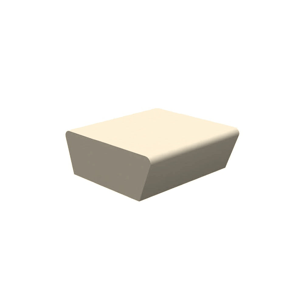 ZB.CE.12 Large Concrete Bench — Weatherstone — W20 White — digitally rendered color preview