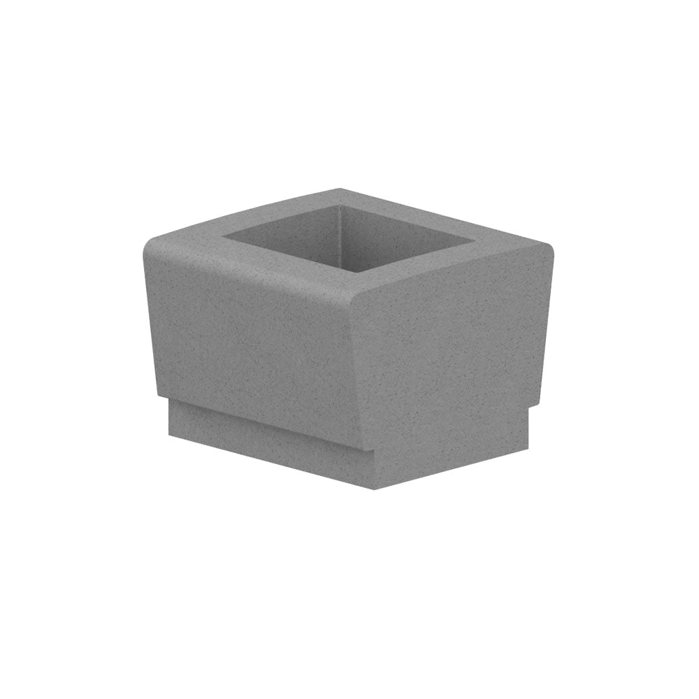 WS9033 Our Town Square Planter — Weatherstone — W31 Fog — digitally rendered color preview