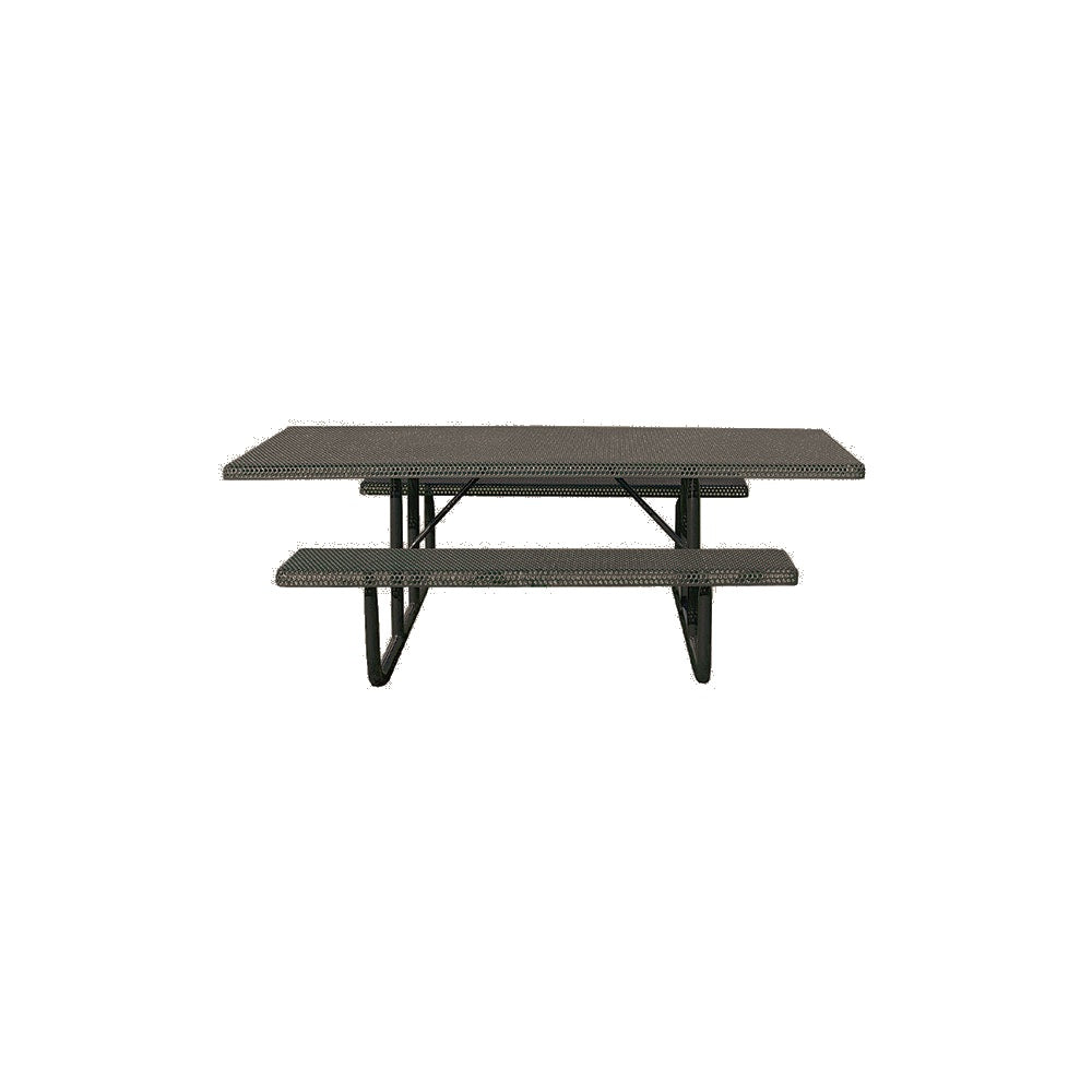 MF1059 8' Portable ADA Compliant Park Picnic Table — Metal Powder Coat — 84 Beige — digitally rendered color preview