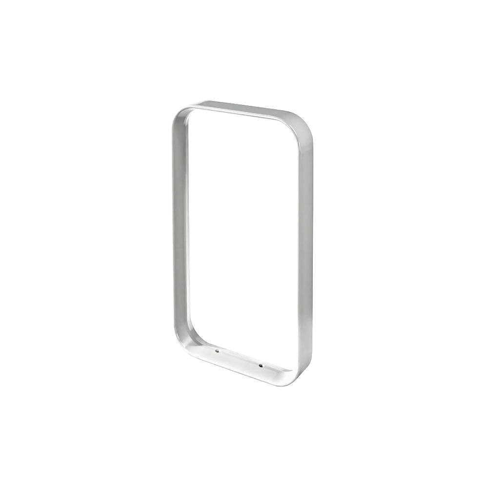 DF6575 Collaboration Loop Bike Rack — Metal Powder Coat — 9 White — digitally rendered color preview
