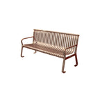 MF2200 Flat Steel Bench — Metal Powder Coat — S44 Putty — digitally rendered color preview