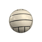 TF6303 Volleyball Concrete Bollard — Weatherstone — W20 White — digitally rendered color preview