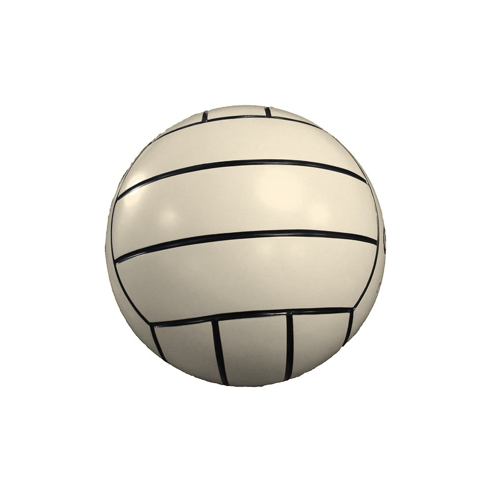 TF6303 Volleyball Concrete Bollard — Weatherstone — W20 White — digitally rendered color preview