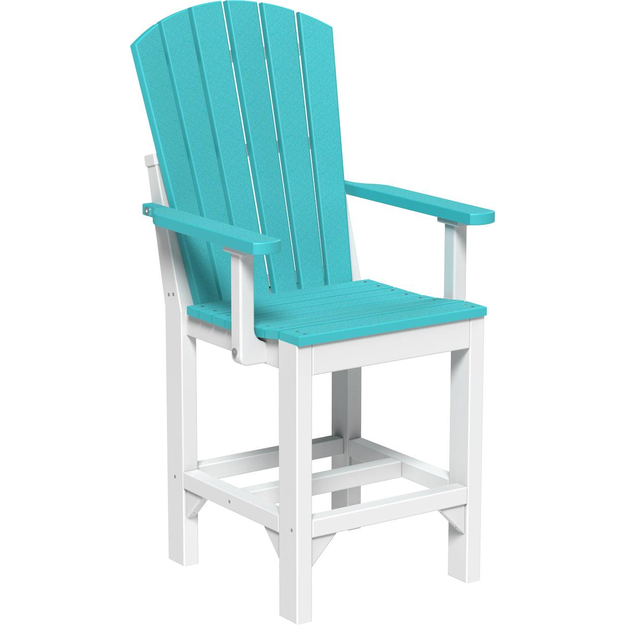 LuxCraft Adirondack Counter Height Arm Chair