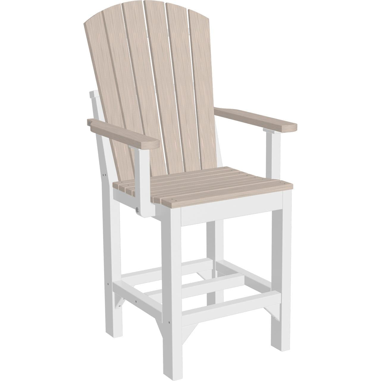 LuxCraft Adirondack Counter Height Arm Chair